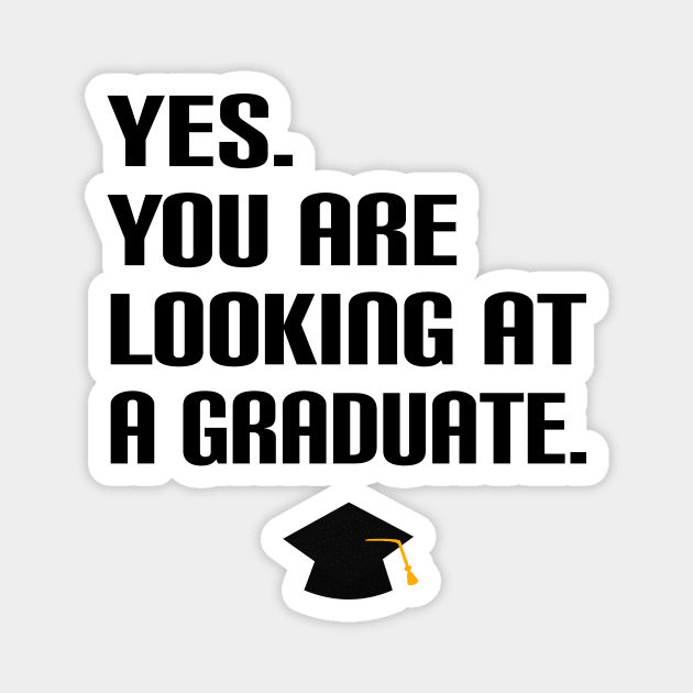 Looking at a graduate Magnet by creationoverload