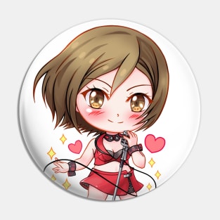 V3 Red Virtual Idol ! Pin