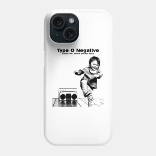 Type O Negative Saves Me // pencil sketch Phone Case
