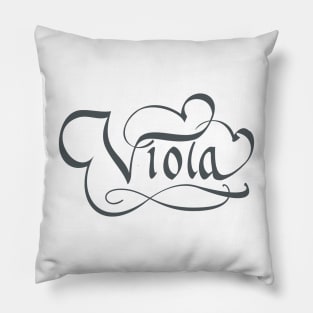 Viola. Name Viola. Pillow