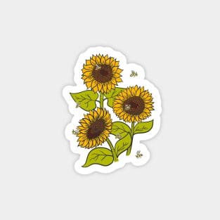 Sunflower Field Magnet