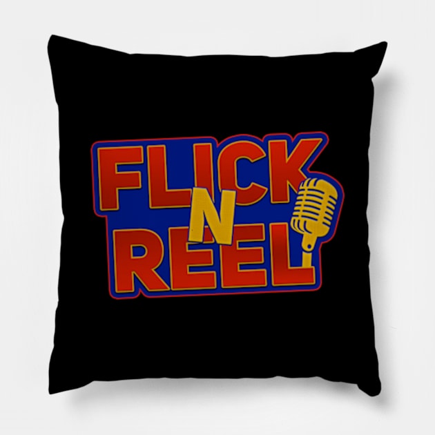 Flick N Reel Podcast Pillow by Jake Berlin