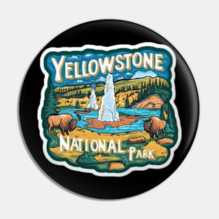 Yellowstone National Park Pin