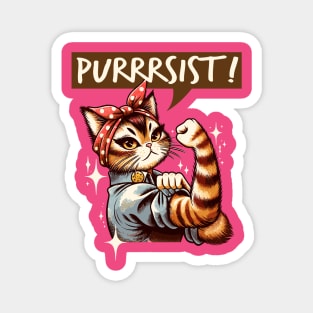 Purrrsist! Magnet