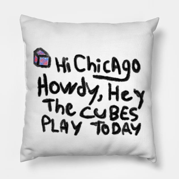 Unofficially Unlicensed Tees - howdy hey cubes play Pillow by Happy Underground Productions