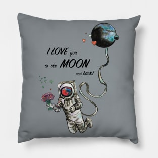 I love you to the Moon and Back. Pillow