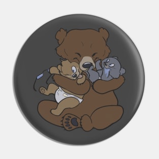 Bearly Sane Pin