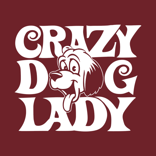 Crazy Dog Lady by CANVAZSHOP