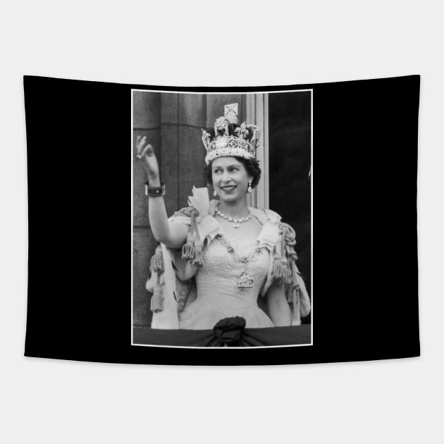 Queen Elizabeth Smile Tapestry by tokilata