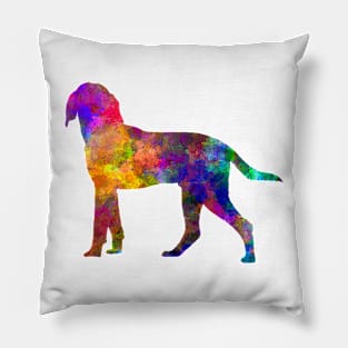 Anglo French Hound in watercolor Pillow