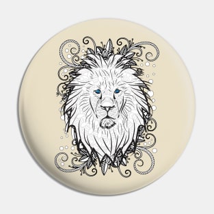 Mandala Lion, Be the Lion Pin