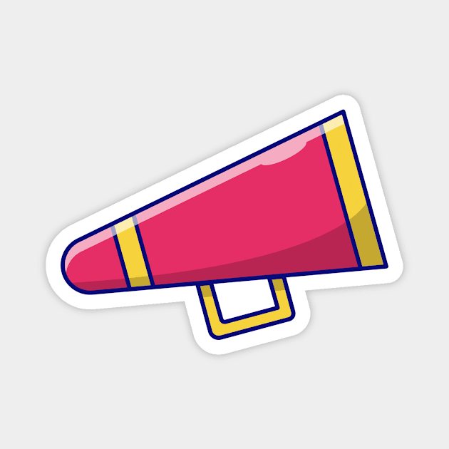 Megaphone Magnet by KH Studio