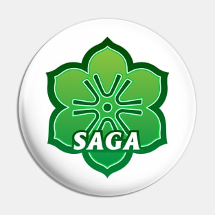 Saga Prefecture Japanese Symbol Pin