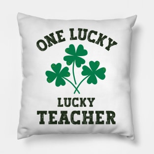 St Patricks Day teacher Pillow