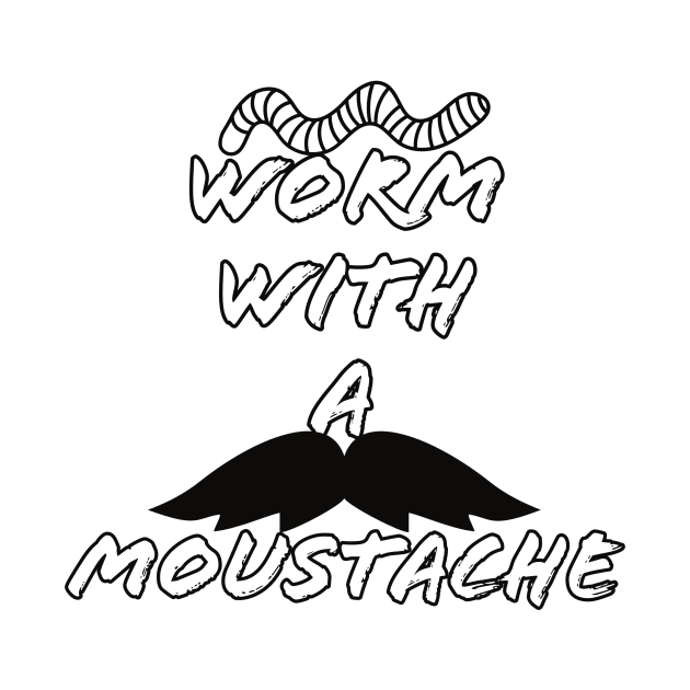 Wormy Moustache White - Scandoval by Petty Pop Culture