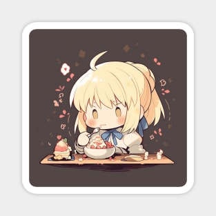 chibi saber Magnet