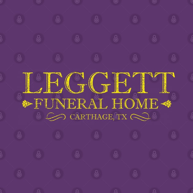 Leggett Funeral Home from the movie BERNIE, distressed by MonkeyKing