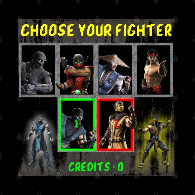 Choose your fighter Mortal Kombat Team by Pannolinno