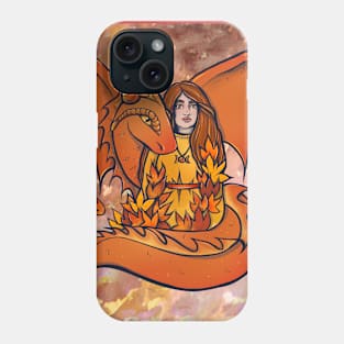 Autumn Dragon Goddess Phone Case