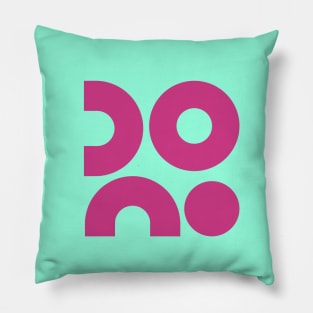 pastel circles and semicircles Pillow