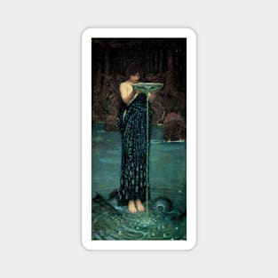 Circe Invidiosa by John William Waterhouse Magnet