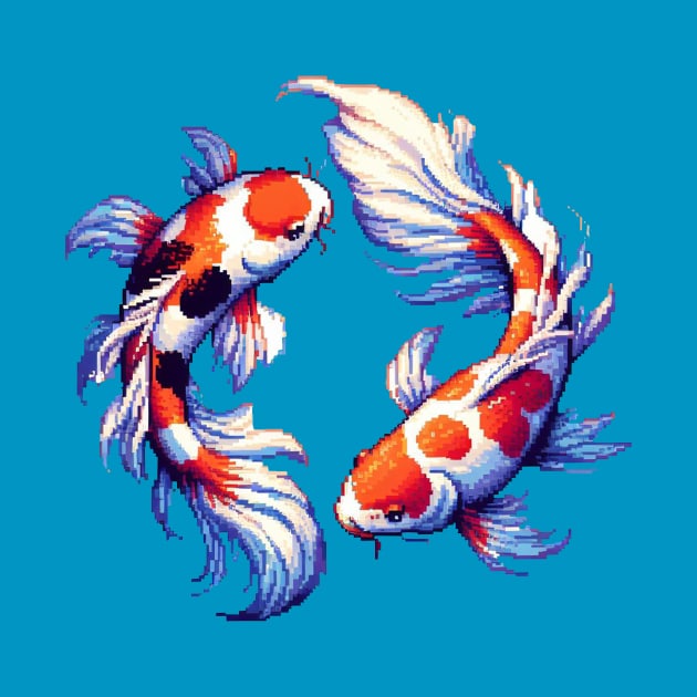 Koi Duo by PXLART