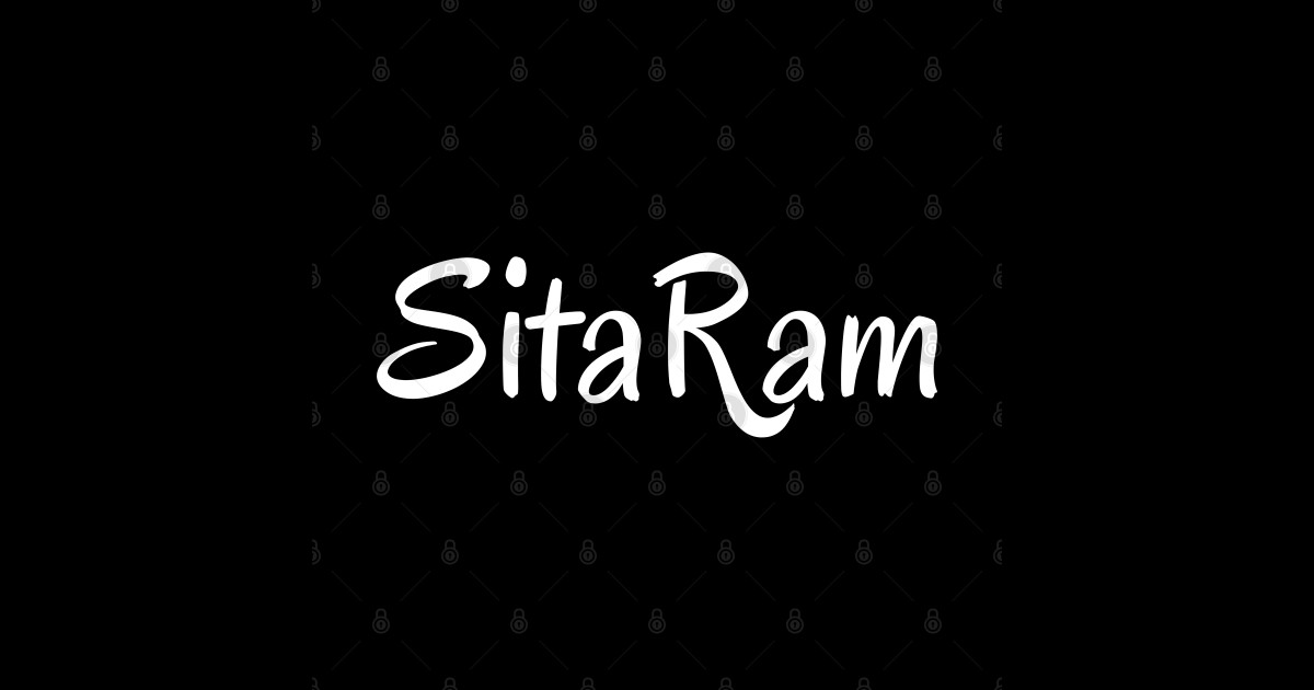 SitaRam - Sita Ram - Sticker | TeePublic