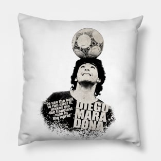 Texture Art of Diego Maradona Pillow