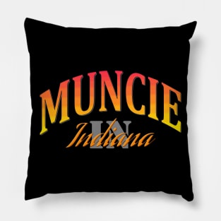 City Pride: Muncie, Indiana Pillow