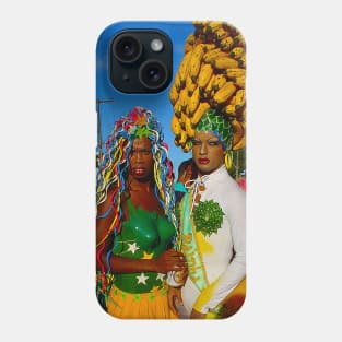 With Bananas on the head and yellow green costumes they look wonderful Phone Case