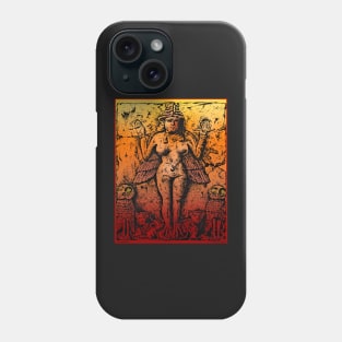 Lillith Goddess of Death Queen of the NIght Phone Case