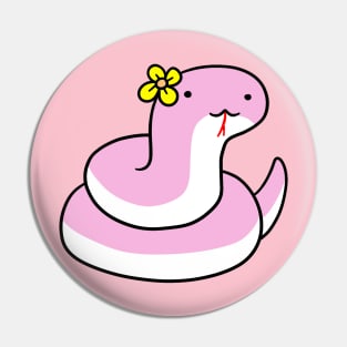 Flower Snake Pin