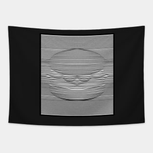 Optical Illusion Burger Tapestry