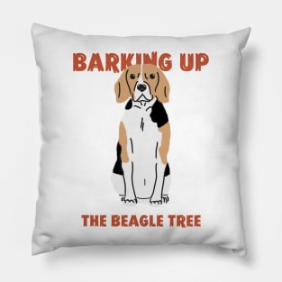 Bark Up The Beagle Tree Pillow