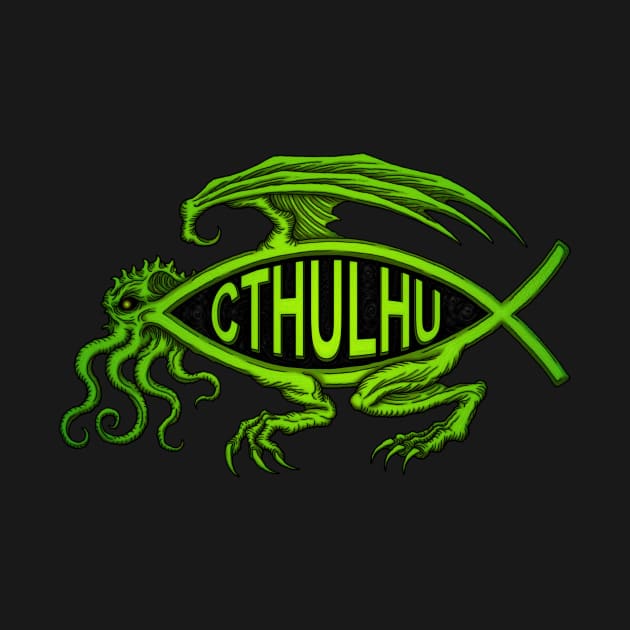 Cthulhu Fish - Azhmodai 2020 by azhmodai