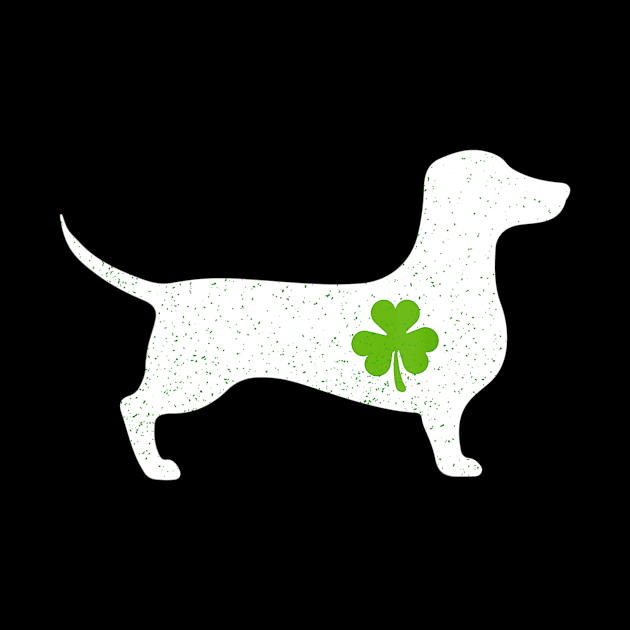 Dachshund Shamrock St Patricks Day by Xamgi