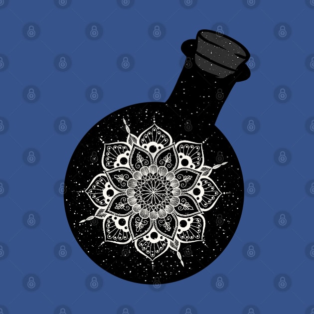 Magic bottle 3-mandala by Miruna Mares