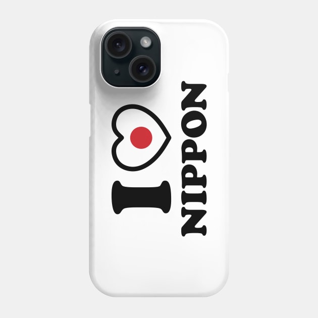 I HEART [LOVE] NIPPON Phone Case by tinybiscuits