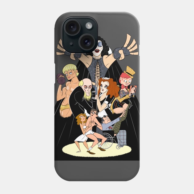 Let's Do The Time Warp Again Phone Case by HeroInstitute