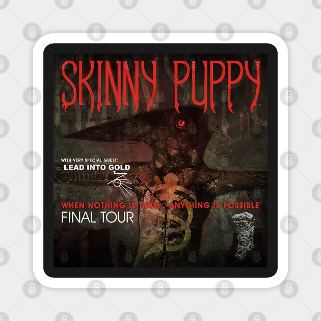 Skinny Puppy,Skinny Puppy tour 2023 Magnet by IchiVicius