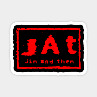 Jim and Them Wolf Pack Magnet
