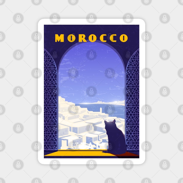 Morocco Magnet by GreekTavern