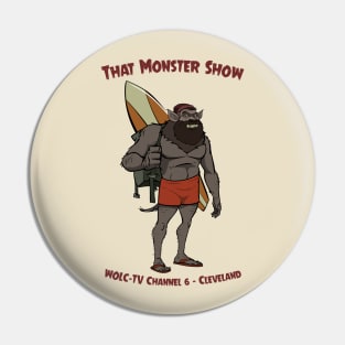 That Monster Show: Bernie! (Dark Lettering) Pin
