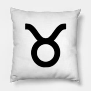 Taurus Symbol Art Pillow