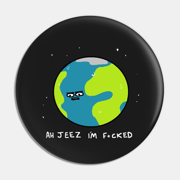 Poor Planet Pin by Eatmypaint