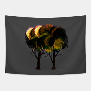 Two Trees Together Tapestry