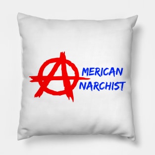 American Anarchist Protester Pillow