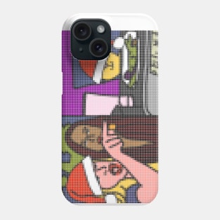 Woman Yelling At Cat Meme Dotty Christmas Santa Hat Phone Case