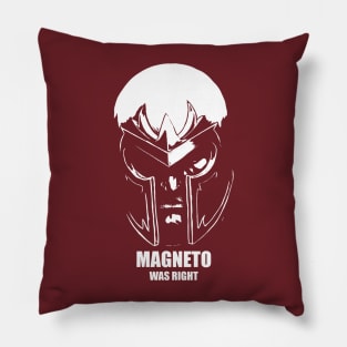 Comic' book - magneto was right Pillow