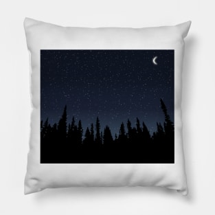 Through the woods, into the sky Pillow